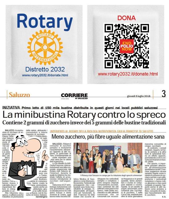 Vedi la foto di Mini bustina di zucchero Rotary