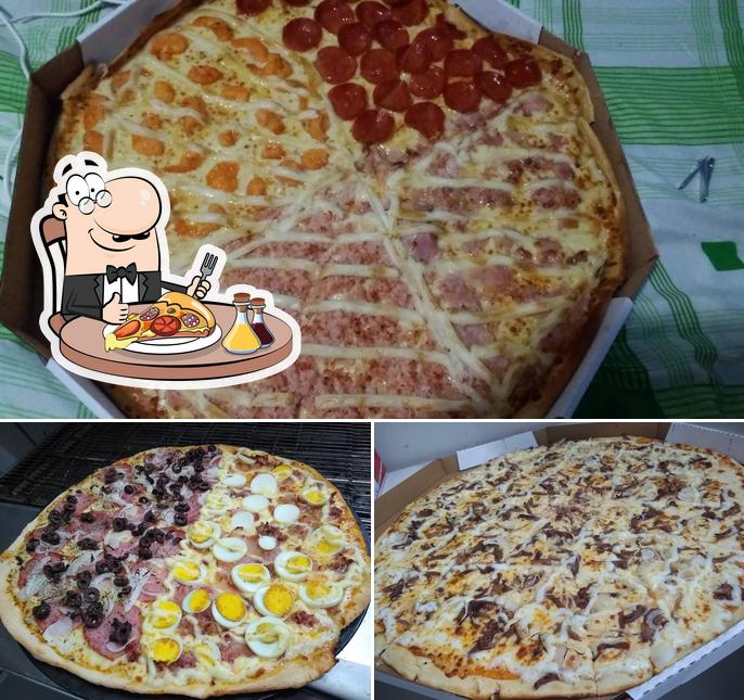 Peça diferentes estilos de pizza