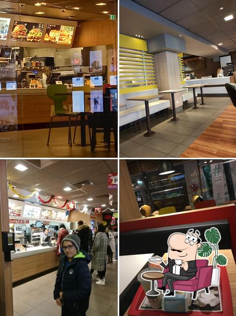 L'intérieur de McDonald's