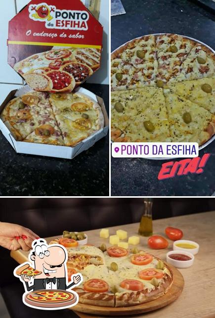 Experimente pizza no Ponto Da Esfiha - Vila Dirce