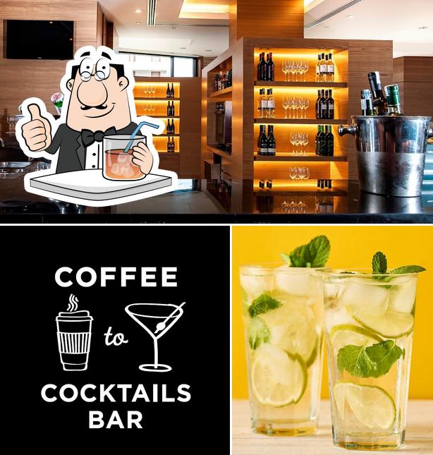 Try a drink from the menu