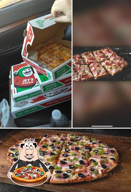 Закажите пиццу в "Jet's Pizza"