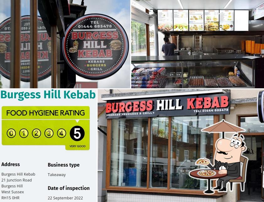 The exterior of Burgess Hill Kebab