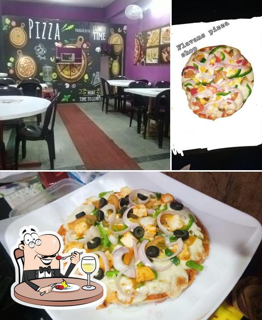 Flavans pizza Channagiri