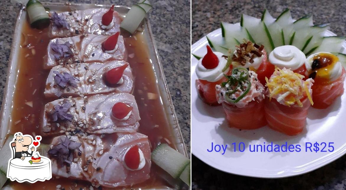 COMIDA JAPONESA SUBARASHI provê uma variedade de pratos doces