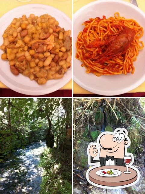 La Sorgente si caratterizza per la cibo e esterno