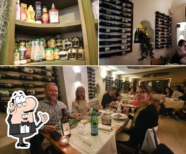 Gli interni di La Capannina Più Enoteca