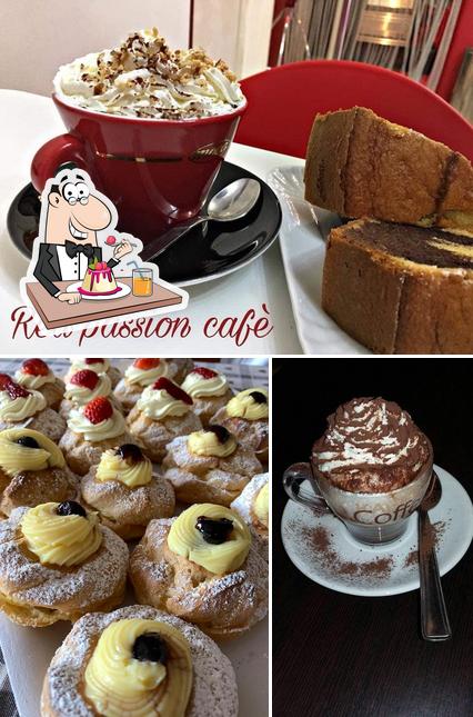 Red Passion Cafè propone un'ampia selezione di dessert