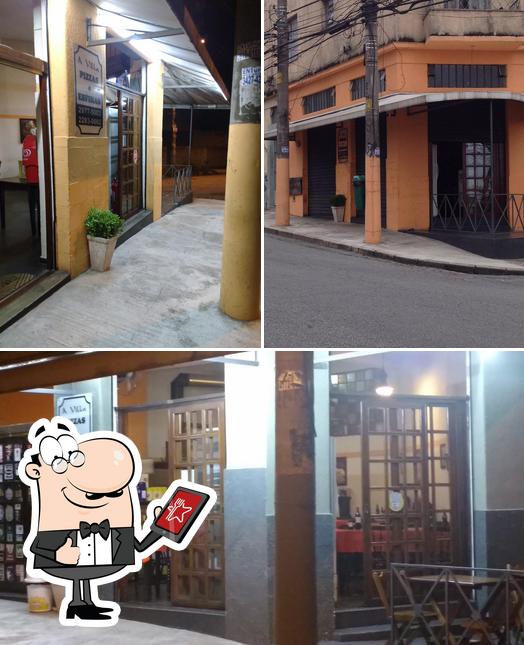 O exterior do A Villa Pizzaria