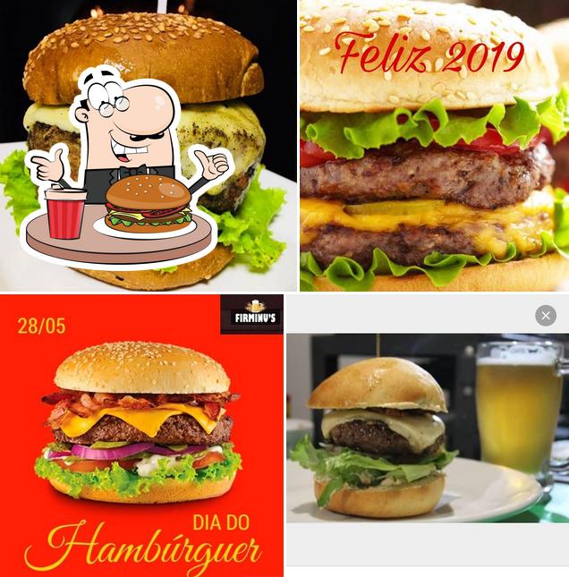 Delicie-se com um hambúrguer no Firminu's Burguer Pirapozinho SP