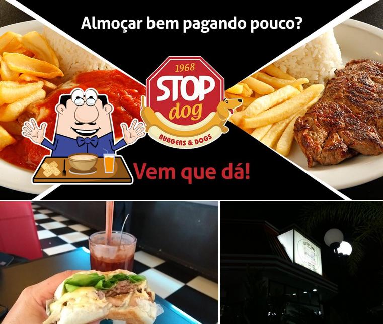 Entre diferentes coisas, comida e exterior podem ser encontrados a Stop Dog Moema