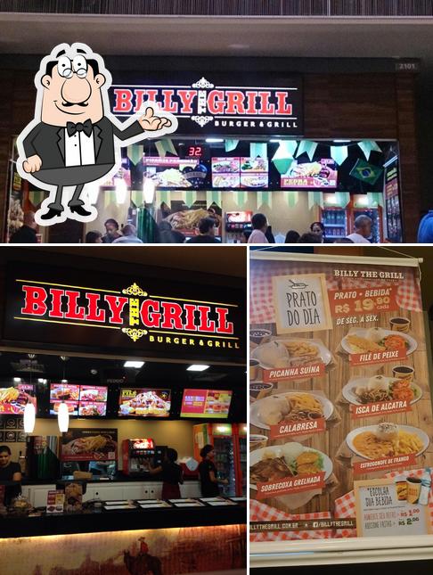 O Billy The Grill se destaca pelo interior e comida