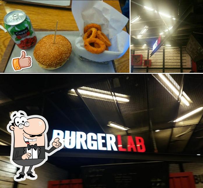 This is the picture showing exterior and food at BURGERLAB - STEAK&BURGER