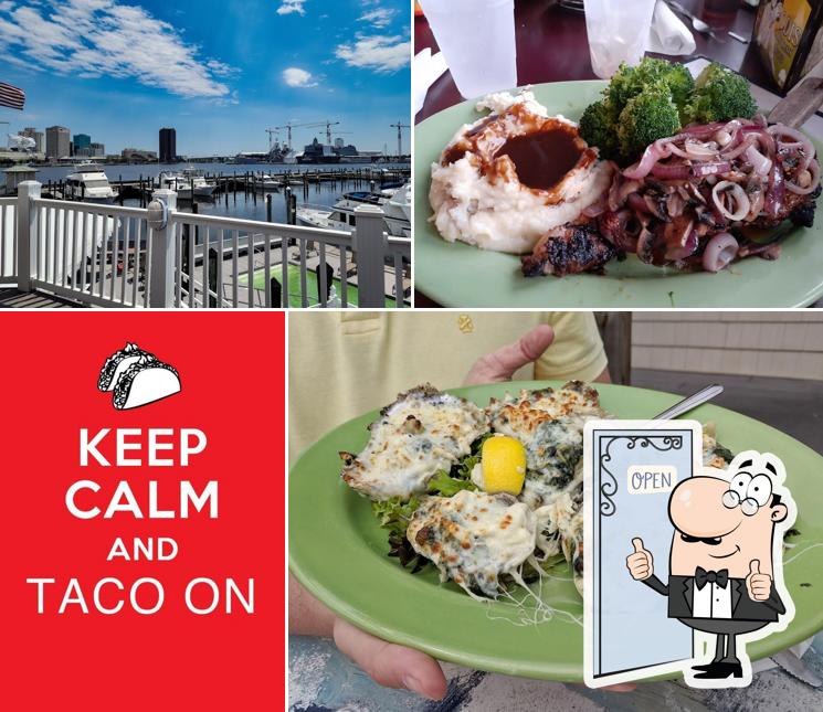 Fish & Slips Marina Raw Bar & Grill in Portsmouth Restaurant menu and