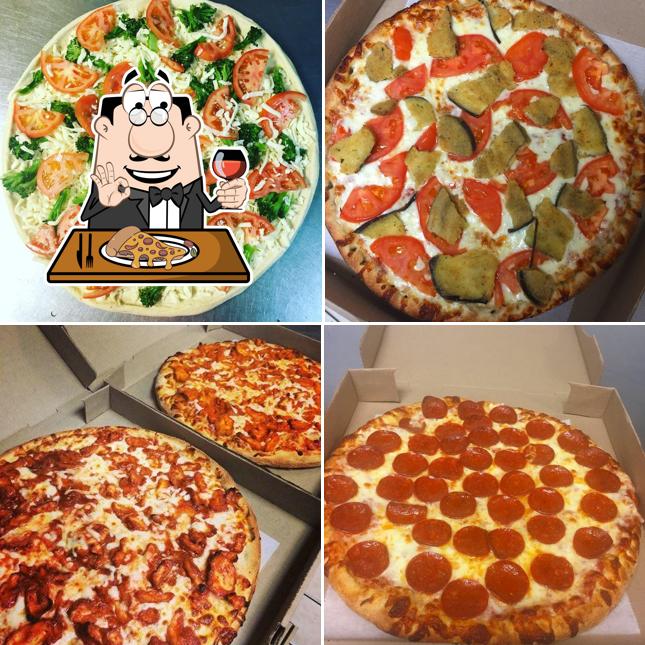 Order different kinds of pizza