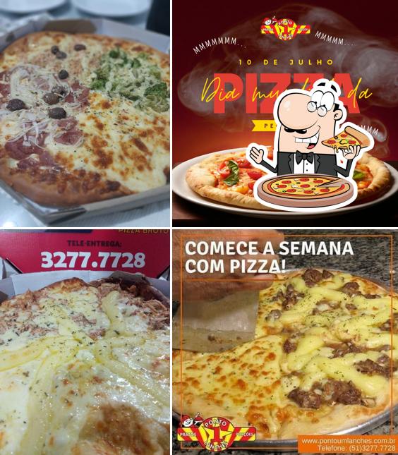 Peça diversos tipos de pizza