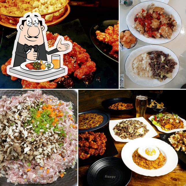 Еда в "Bacchus Pocha Korean Bar"