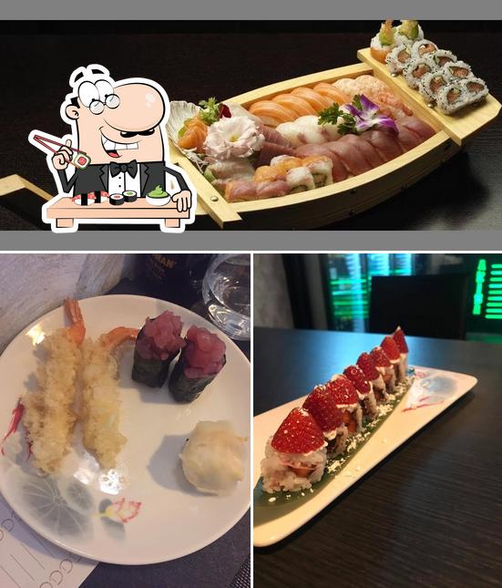 Scegli le varie opzioni di sushi