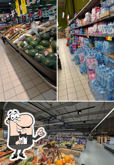 L'intérieur de Intermarché SUPER Aoste