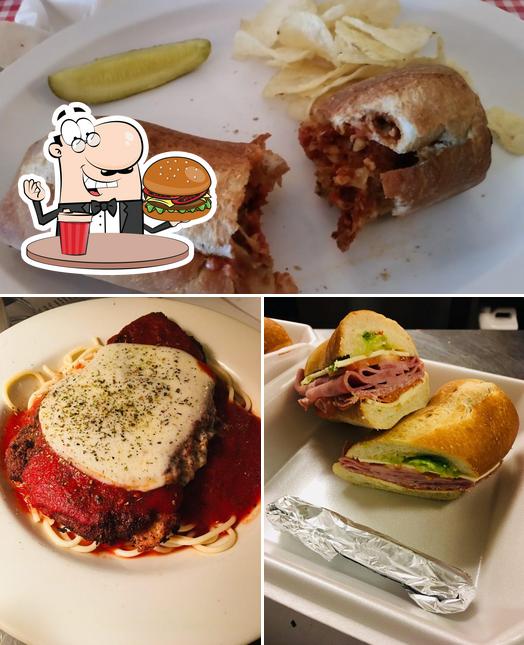 Try out a burger at Jovito's Italian Café & Deli