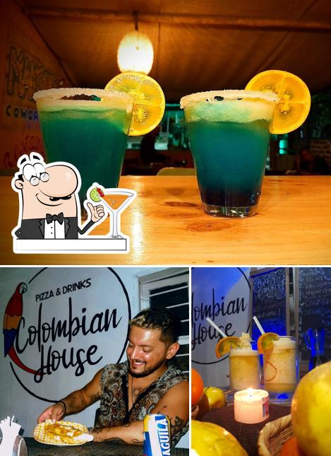 Las fotos de bebida y comida en COLOMBIAN HOUSE Pizza & Asian Food