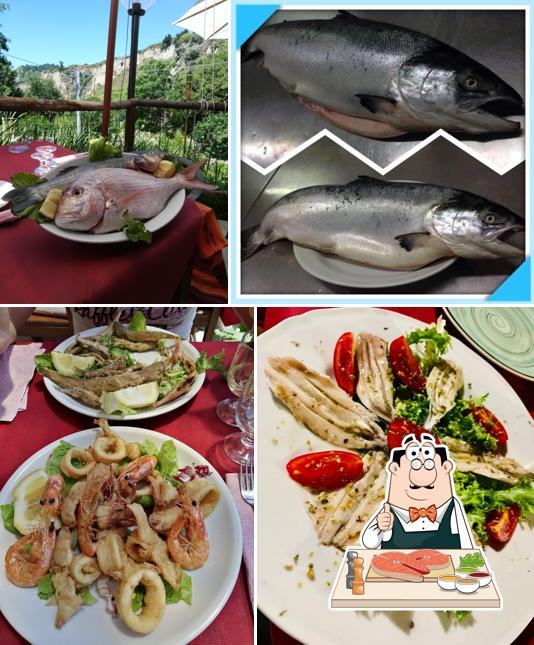 La Cantina di Nitrodi offre un menu per gli amanti del pesce