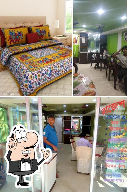The interior of Rajesh Rakesh Hotel & Restaurant