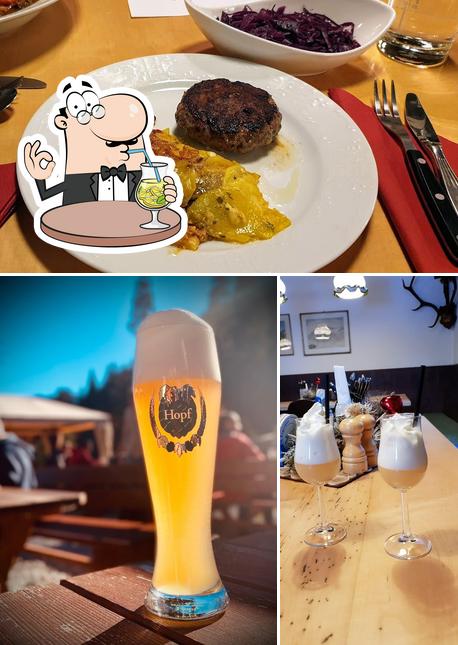 The image of drink and food at Blecksteinhaus