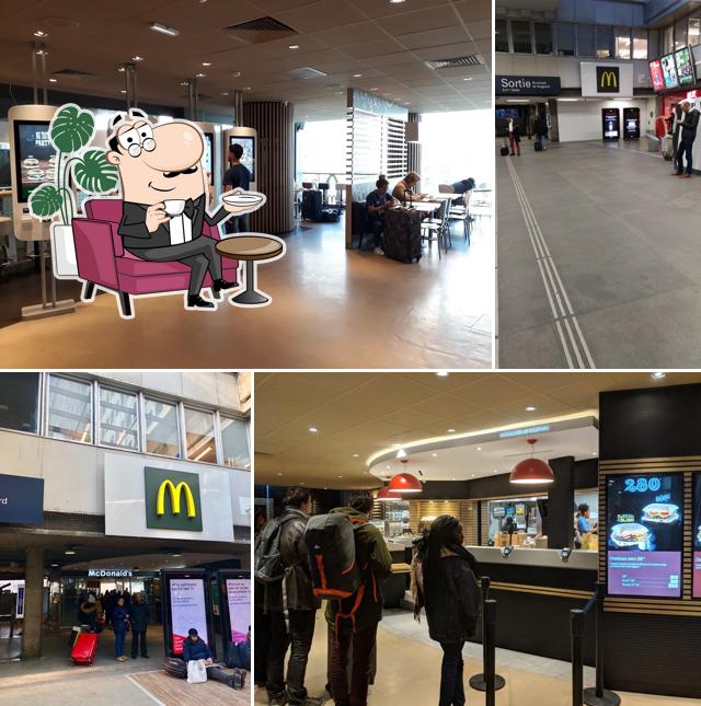 L'intérieur de McDonald's