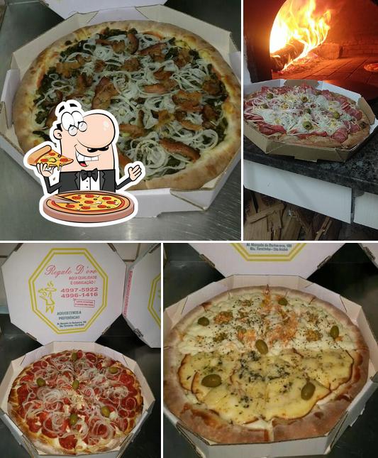 Experimente diferentes variedades de pizza