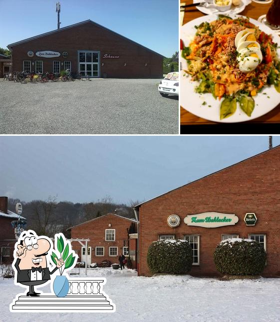 Estas son las imágenes que muestran exterior y comida en Gaststätte Zum Dahlacker