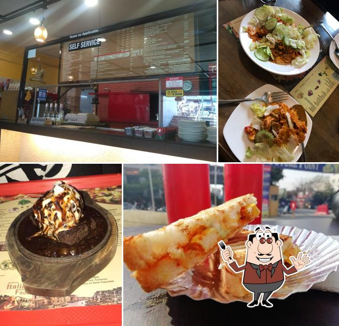 Food at Caffé Gelateria