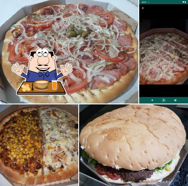 Hambúrguer em Casa Das Pizzas