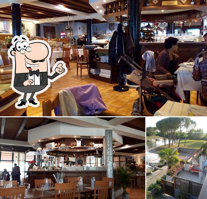 Questa è la foto che mostra la interni e esterno di Da Nettuno Ristorante Pizzeria