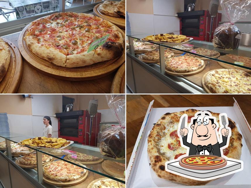 A La bottega della pizza, puoi ordinare una bella pizza