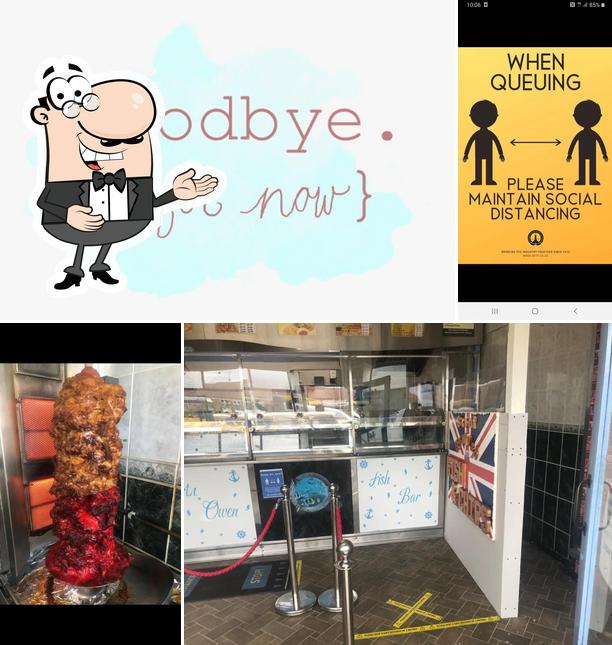 Garth Owen Fish Bar, 4 Shops Garth Owen in Newtown Restaurant reviews