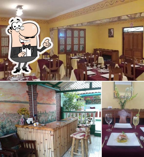 The interior of Restaurante La Perla del Norte