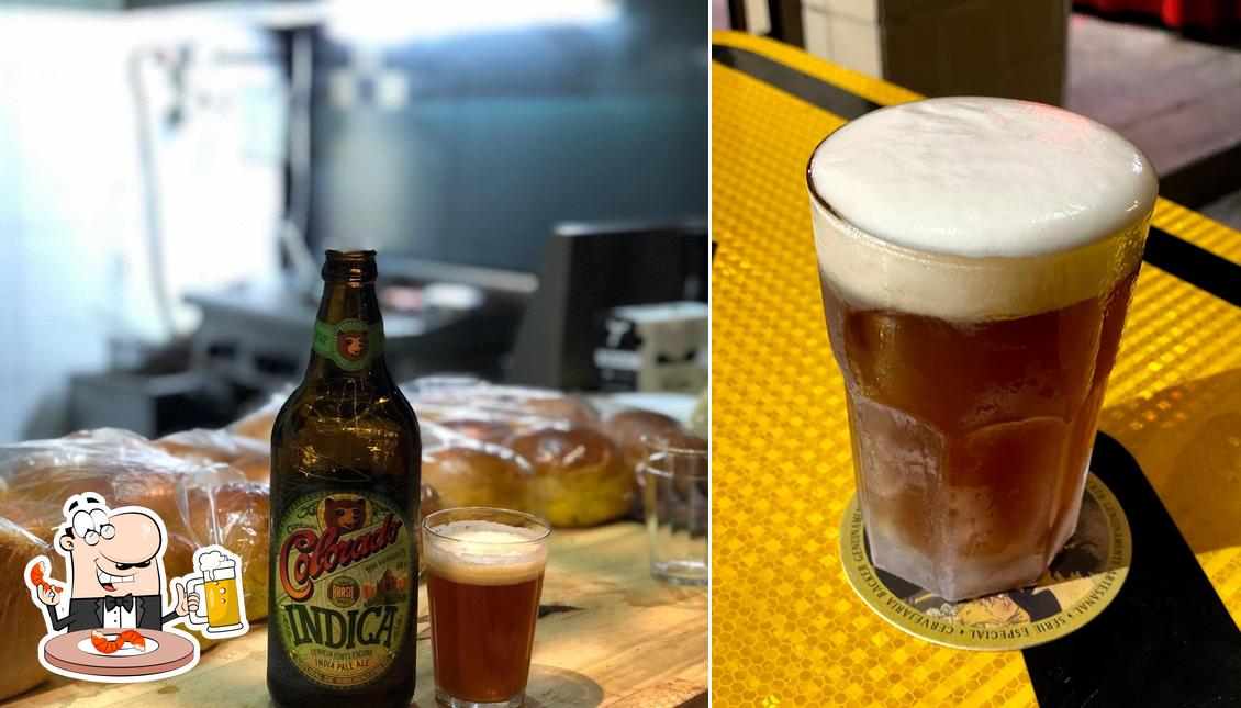 Peça um copo de cerveja leve ou escura