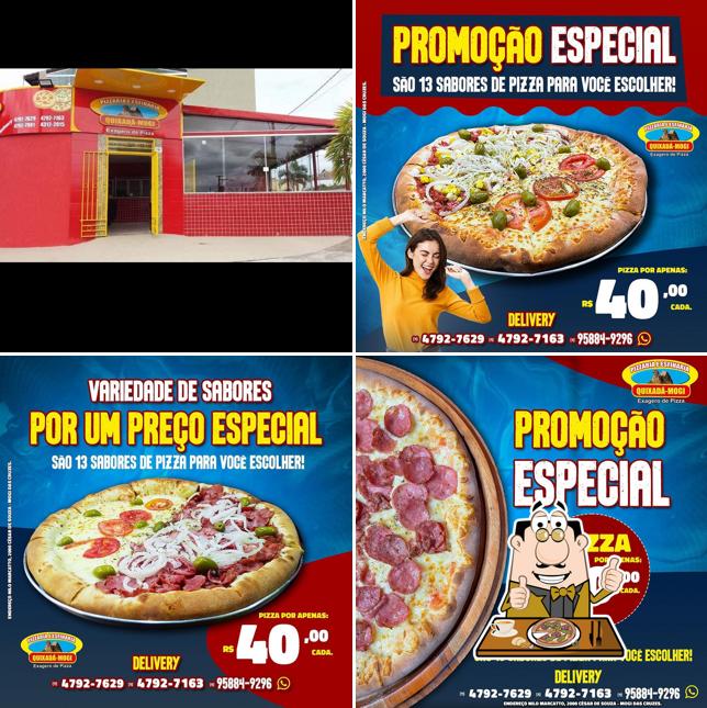 Escolha pizza no Pizzaria e Esfiharia Quixadá Mogi