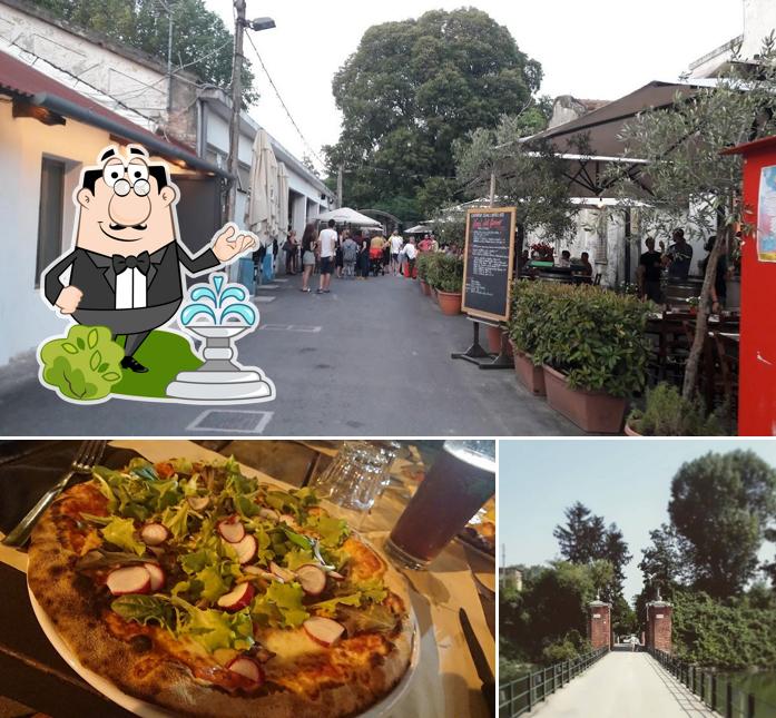 La foto di esterno e pizza da Bagolaro - Controvento