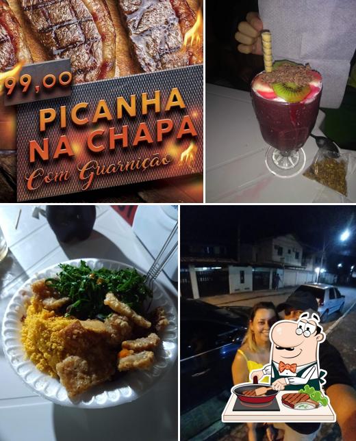 Escolha refeições de carne no Feijoada do Vinicios - Quiosque