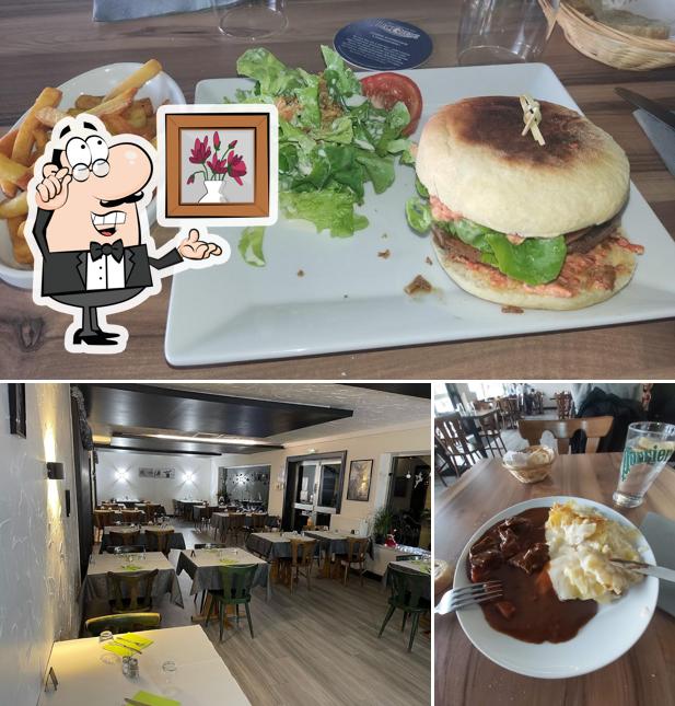 Restaurant Les Têtes 2 Mull se distingue par sa intérieur et burger