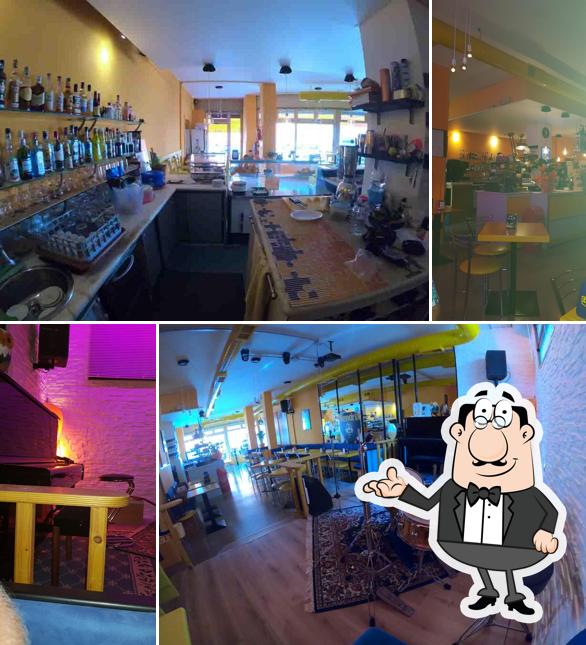 Gli interni di Swing Bar