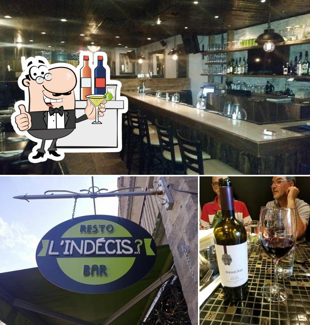 Look at this image of L'Indécis Resto-Bar