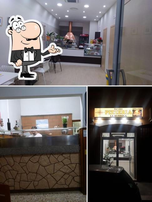 Gli interni di Pizzeria La Bussola