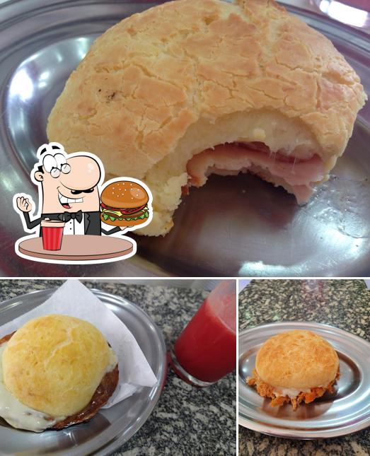 Consiga um hambúrguer no Bar Da Vitamina