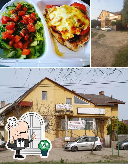 The picture of exterior and pizza at Mohó Kandúr Ételbár