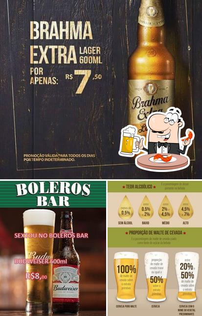 Boleros Bar fornece uma gama de cervejas