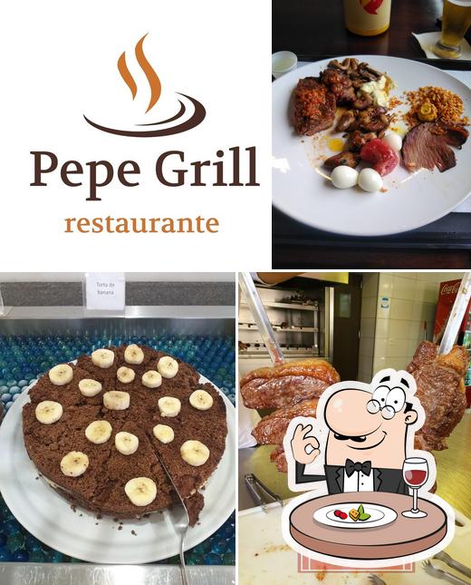 Comida em Pepe Grill
