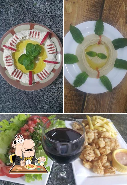 Platos en La Rocha comida libanesa ( Árabe )
